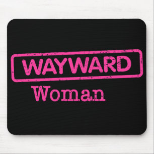 Mousepad com logotipo de woman rosa
