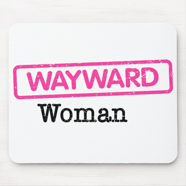 Mousepad com logotipo woman Wayward (Frente)
