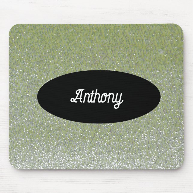 Mousepad com Nome Personalizado em Brilho Falso Ve (Frente)
