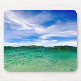 Mousepad com Nuvens e Oceano