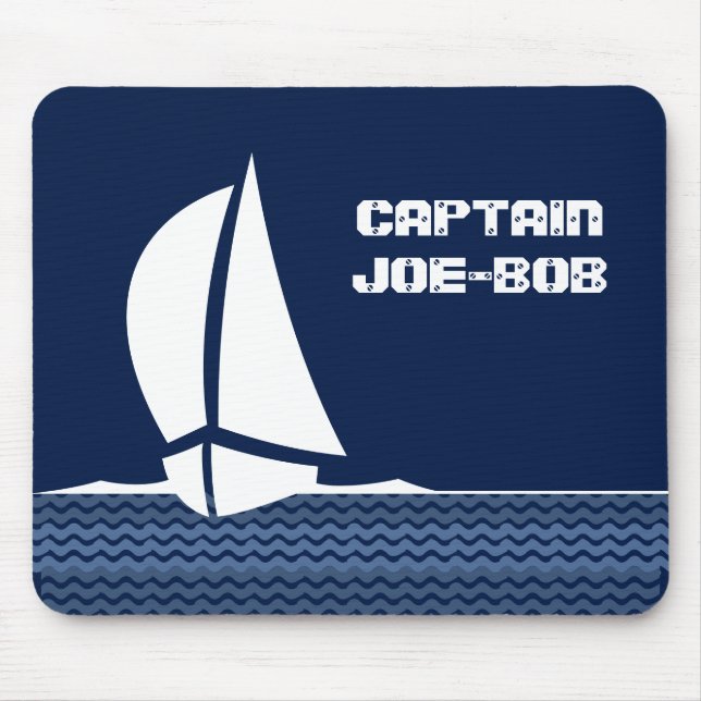 Mousepad com o nome do capitão nele (Frente)