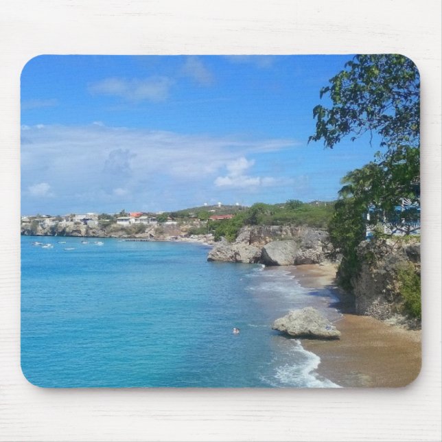 Mousepad com opinião Westpoint Curaçau da praia (Frente)