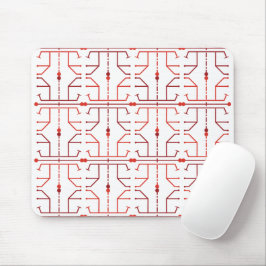Mousepad com padrão abstrato de hieróglifos