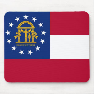 Mousepad com pavilhão do Estado da Geórgia - EUA