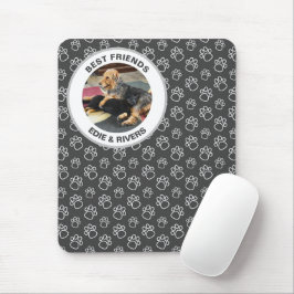 Mousepad com Pegadas de Cachorro Fofo
