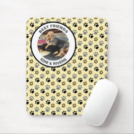 Mousepad com Pegadas de Cachorro Fofo