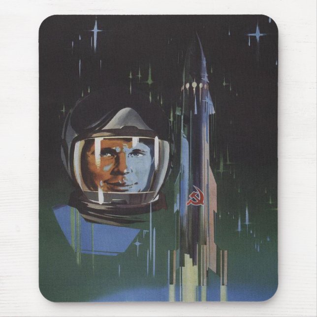 Mousepad com propaganda retro do programa especial (Frente)