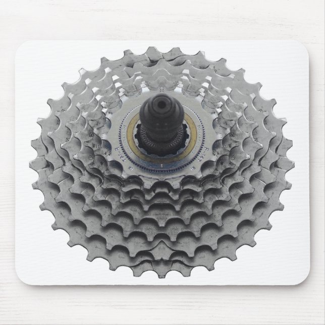 Mousepad com roda dentada da bicicleta (Frente)