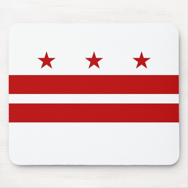 Mousepad com Sinalizador de Washington DC - EUA (Frente)