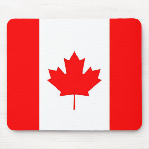 Mousepad com Sinalizador do Canadá