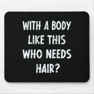 Mousepad Com Um Corpo Como Este Que Precisa De Um Chapéu En