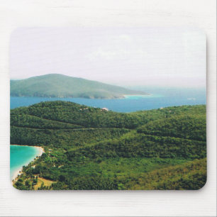 Mousepad com uma cena da ilha de Thomas de santo