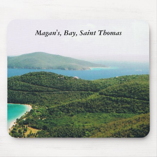 Mousepad com uma cena de Thomas Island Santo (Frente)