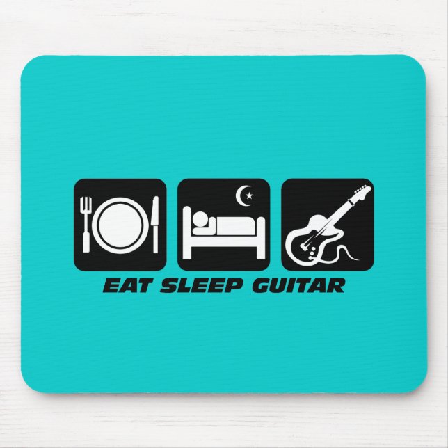 Mousepad coma a guitarra do sono (Frente)