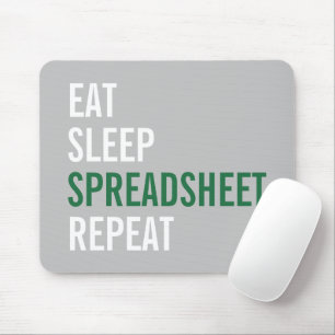 Mousepad Coma a Planilha de Repouso Repetir Contabilidade E