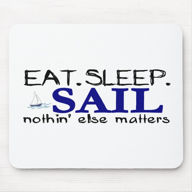 Mousepad Coma a vela do sono (Frente)