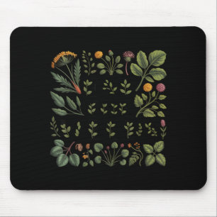Mousepad Coma as ervas daninhas engraçado forrageando botân