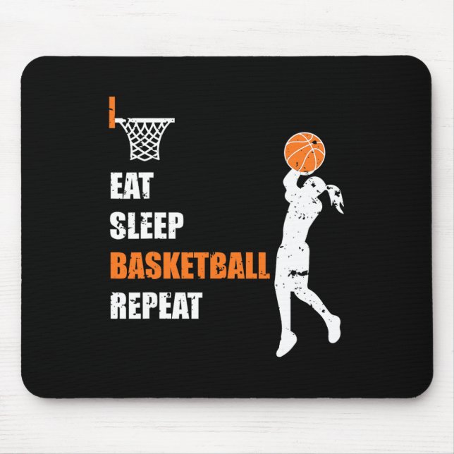 Mousepad Coma Bysketbyll Repetir Meninas Bysketbyll Playll (Frente)