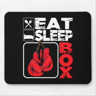 Mousepad Coma Caixa - Amante do Boxe Academia Boxeador Kick