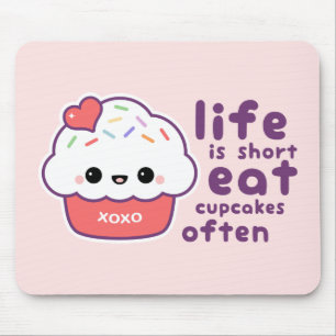 Mousepad Coma Cupcakes com frequência