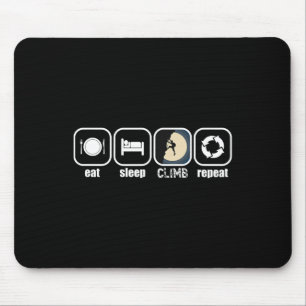 Mousepad Coma, Dormir, Escalar, Repetir - Escalada Divertid