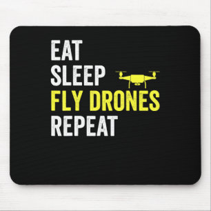 Mousepad Coma Drones com mosca do sono Repetir Piloto do Dr