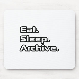 Mousepad Coma. Durma. Arquivamento.
