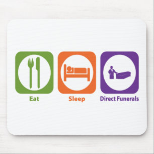 Mousepad Coma funerais diretos do sono