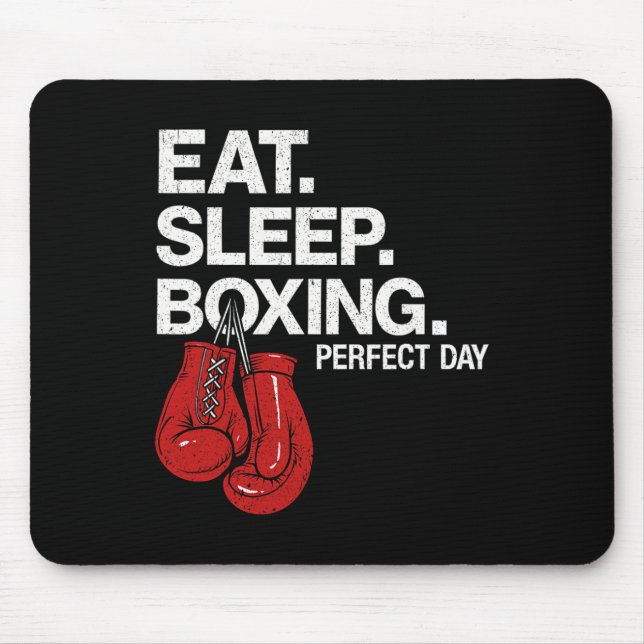 Mousepad Coma Luvas De Dormir Boxer Lutas De Boxer Lutando  (Frente)