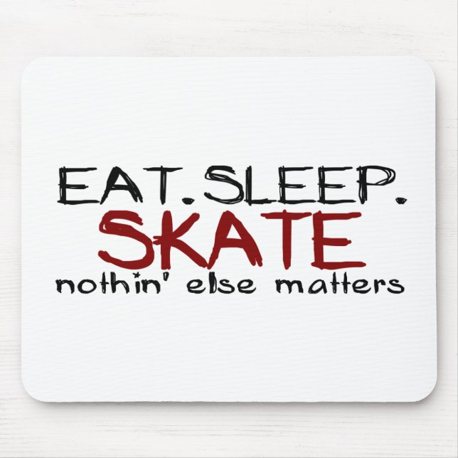 Mousepad Coma o skate do sono (Frente)