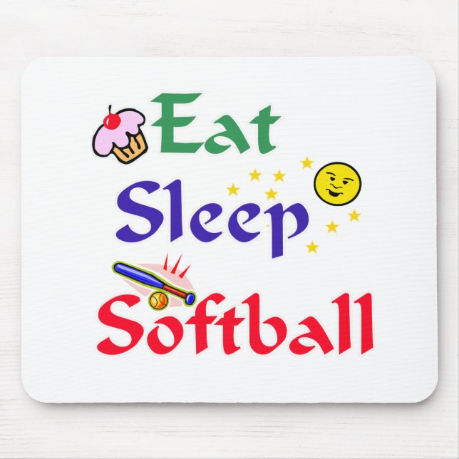 Mousepad Coma o Softball (Frente)