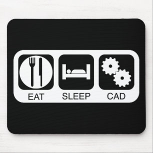 Mousepad Coma o sono CAD