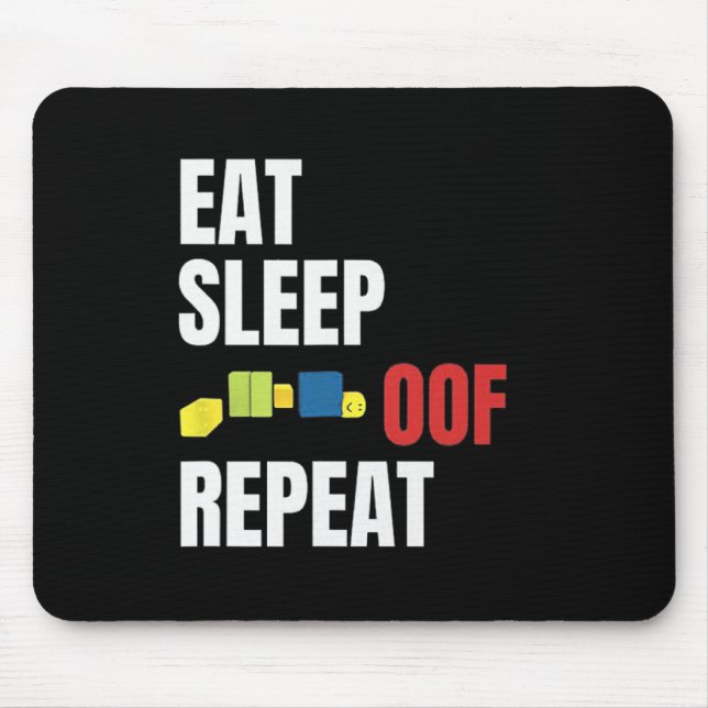Mousepad Coma O Sono Repetindo Jogadores Engraçados Dedicam (Frente)
