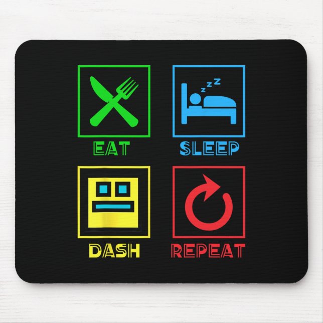 Mousepad Coma O Travamento Do Sono Repetir A Geometria Do J (Frente)