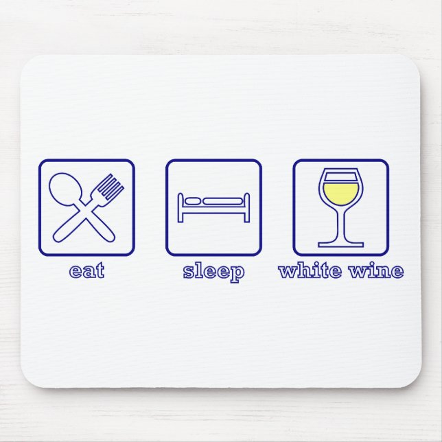 Mousepad Coma… o vinho branco do sono… (Frente)