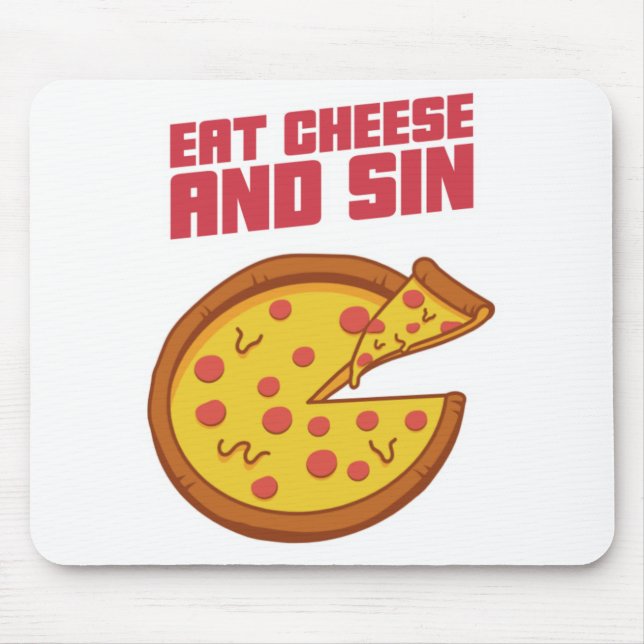 Mousepad Coma Queijo E Pinto (Frente)