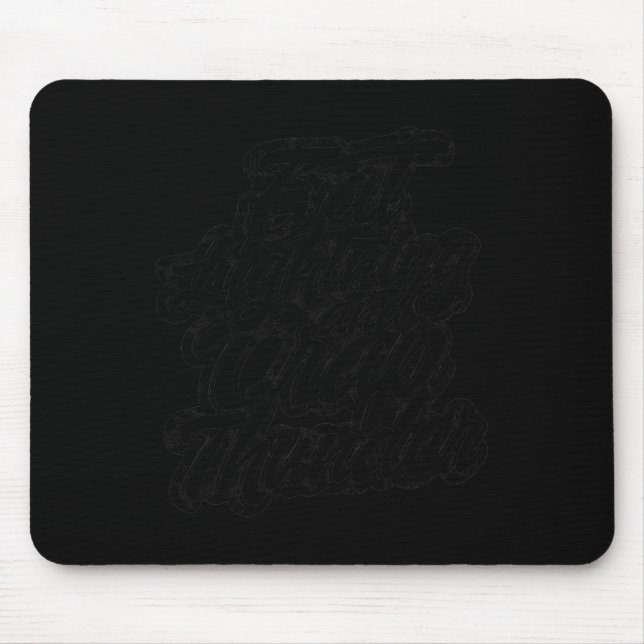 Mousepad Coma Relâmpagos e Cague Trovões - Musculação e  (Frente)