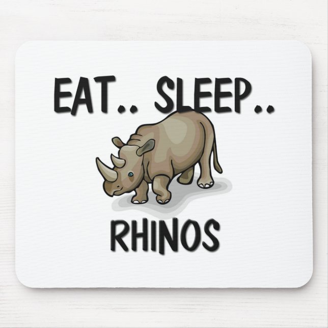 Mousepad Coma RHINOS do sono (Frente)