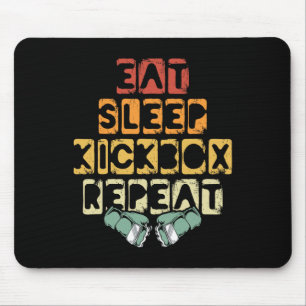 Mousepad Coma Sonho Kickbox Repita Mma Kickboxing Kickboxer