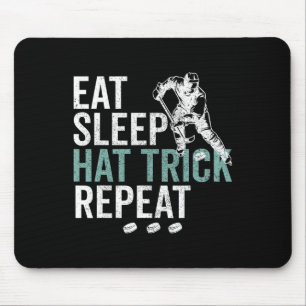 Mousepad Coma Sonho Truque de Chapéu Repita Resfriado Disco