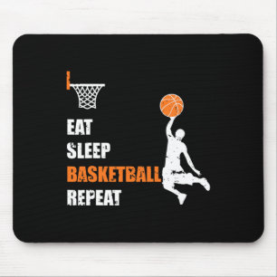 Mousepad Coma, Sono, Basquete, Jogadores de Basquete e Gi