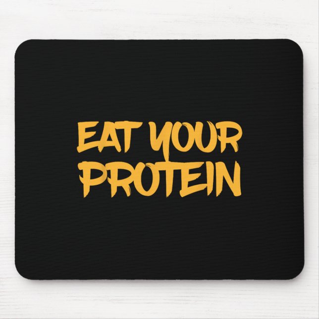 Mousepad Coma Sua Proteína Proteína Construção Músculo Fitn (Frente)