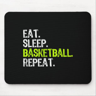 Mousepad Coma um taco Legal no jogo de basquete Repetitivo