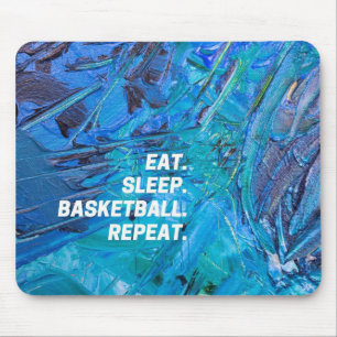 Mousepad Coma. Viva.basquete. repita.