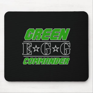 Mousepad Comandante dos Ovos Verdes Camisa De Ovos Verde Ch