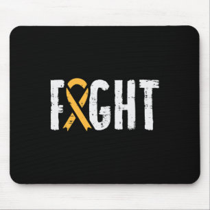 Mousepad Combate À Consciência Da Fita De Canceres De Infân