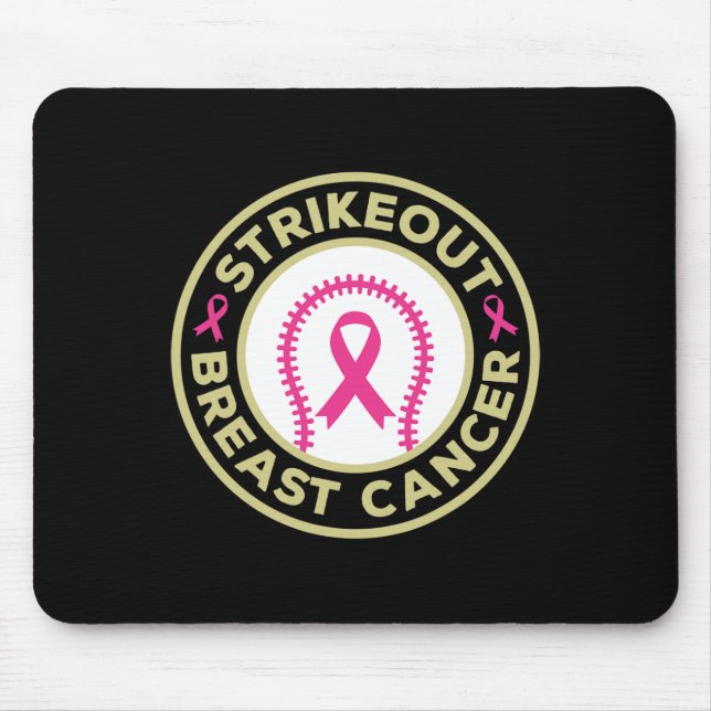 Mousepad Combate à Consciência do Cancer de Mama (Frente)
