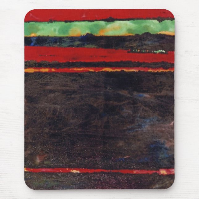 Mousepad "Combate a Incêndios" Painel de Design Abstrato (Frente)