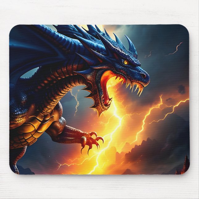 Mousepad Combate ao Fogo do Dragão Dois (Frente)