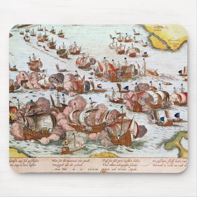 Mousepad Combate naval (Frente)